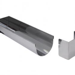 DE BUYER - 3206.04 - GOUTTIERE RONDE INOX 30 X 4 X 4CM