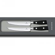 2 couteaux à steak Victorinox Swiss Modern 6.9000.12WG - lame à dents 12cm