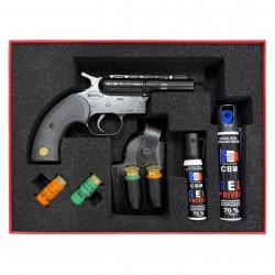 Coffret défense SAPL GC27 avec lacrymos et munitions 12/50 (Calibre: 12/50 SAPL)