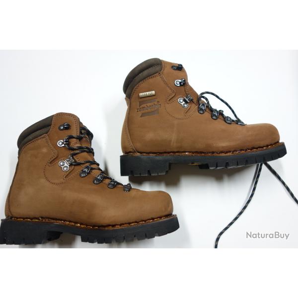 Wahoo ! Chaussures Zamberlan Oregon GT Norvegian Gore Tex et cuir semelle vibram cousu