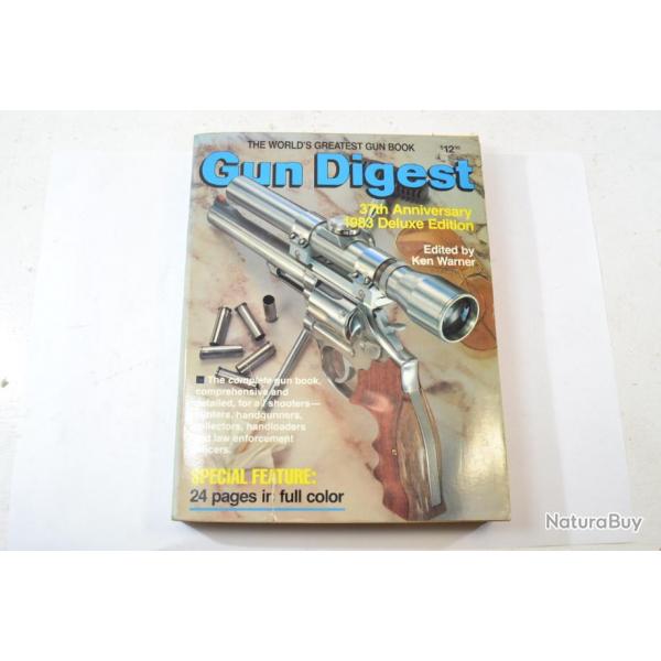 GUN DIGEST 1983 gun book. Livre sur les Armes en Anglais