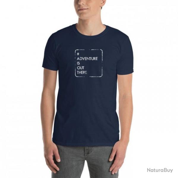 Outpost Adventure Is Out There T Shirt Navy Bleu Roi