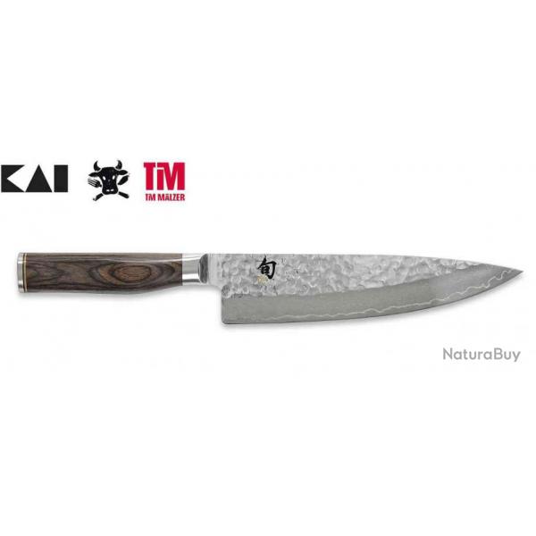 Kai TDM-1706 Shun Premier Tim Malzer Couteau de chef lame de 20 cm
