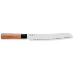 Kai MGR-0225B Seki Magoroku Redwood Couteau à pain lame de 22,5 cm