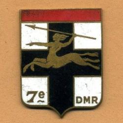 Insigne 7° DMR - 7° Division Mécanique Rapide  sans attache