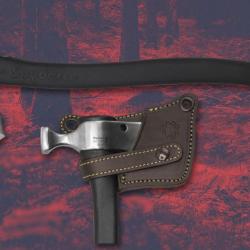 Hache Tomahawk Spyderco Genzow HatchetHawk Acier 5160 Manche Polypropylene/Aluminum Made USA SCH02