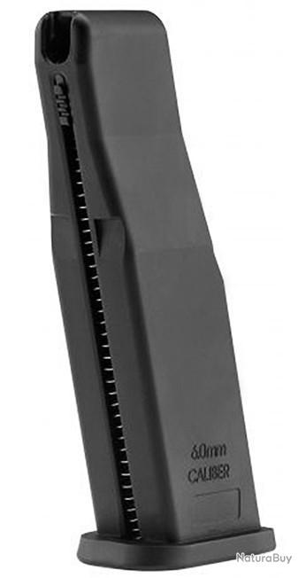 Chargeur Gaz 22 Billes Métal pour Hi-Capa 3.8 WE - Noir Chargeur Gaz 22 Billes Métal pour Hi-Capa 3.8 WE - Noir