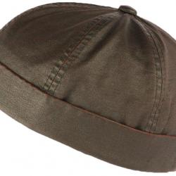 Bonnet docker Marron Vintage en Coton Aussie Apparel Taille unique Marron