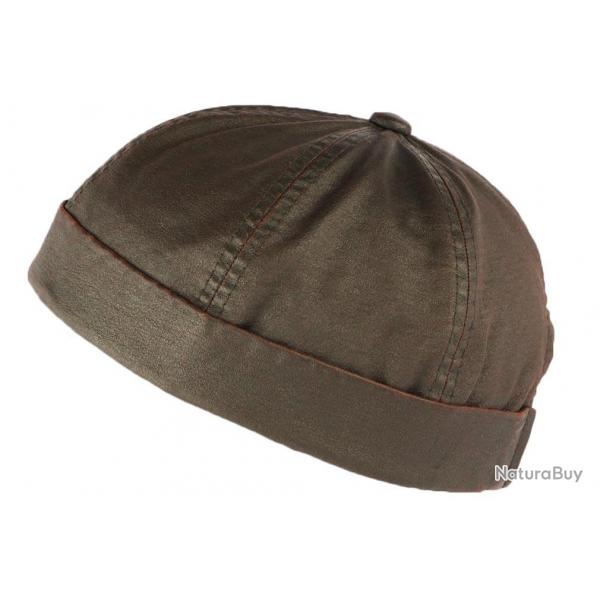 Bonnet docker Marron Vintage en Coton Aussie Apparel Taille unique Marron
