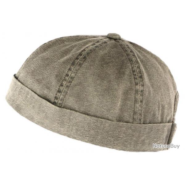 Bonnet docker Gris Vintage en Coton Aussie Apparel Taille unique Gris