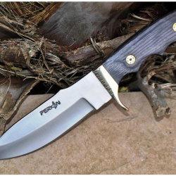 Couteau de chasse en acier 440-C (4)