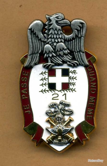 INSIGNE - 16ÈME Régiment d'Infanterie Coloniale - DRAGO 1960..? EUR 16