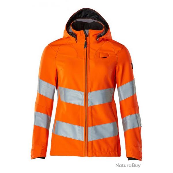 Veste softshell fluo coupe femme dperlante MASCOT SAFE SUPREME 18512-246 Orange XS