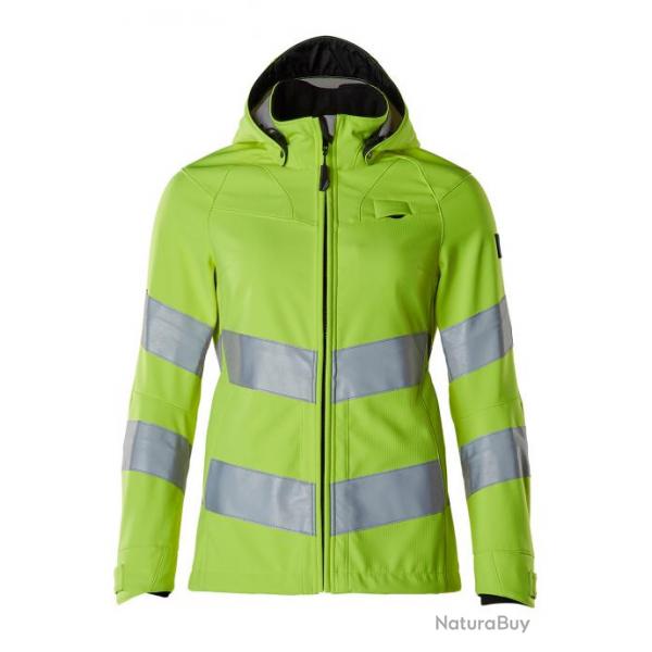 Veste softshell fluo coupe femme dperlante MASCOT SAFE SUPREME 18512-246 M Jaune