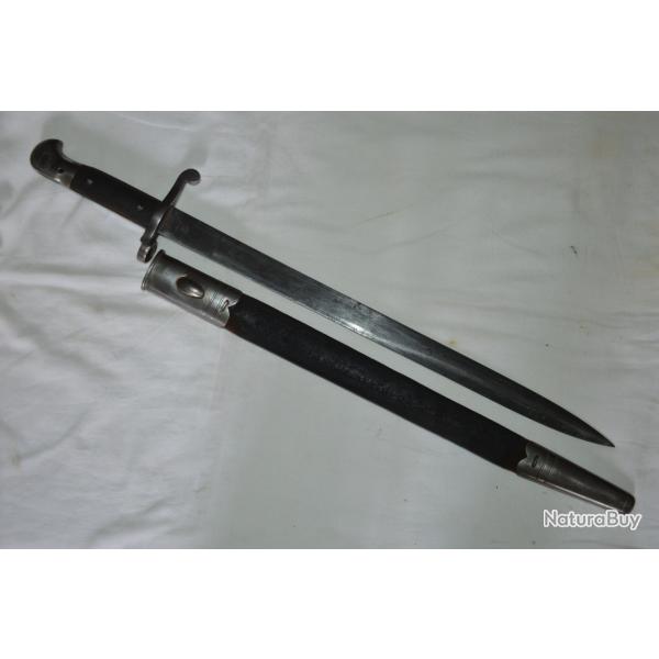 BAIONNETTE ANGLAISE MARTINI ENFIELD Mle 1887 MK III-WILKINSON SWORD COMPAGNY LONDON-FABRICATION 1893