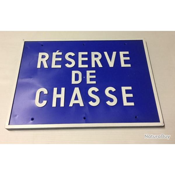 LOT PANNEAU "RESREVE DE CHASSE" X4