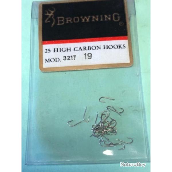 25 hameon n 19 palette ref 3217 nickel  droit tige moyenne simple peche browning anglaise