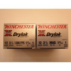 2 boîtes de 25 = 50 cartouches Winchester Drylok ...