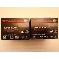 2 boîtes de 25 = 50 cartouches Winchester Drylok ...