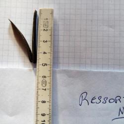 Ressort de pistolet &agrave; Percussion -Silex-Goutte d'eau 1Bis