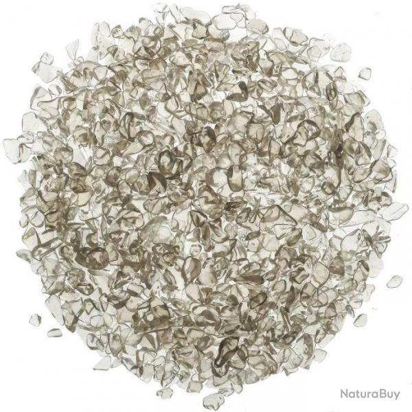 Mini pierres roules cristal fum - 5  10 mm - 100 grammes