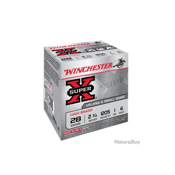 Munitions Winchester Super X High Brass Cal.28 28g par 75