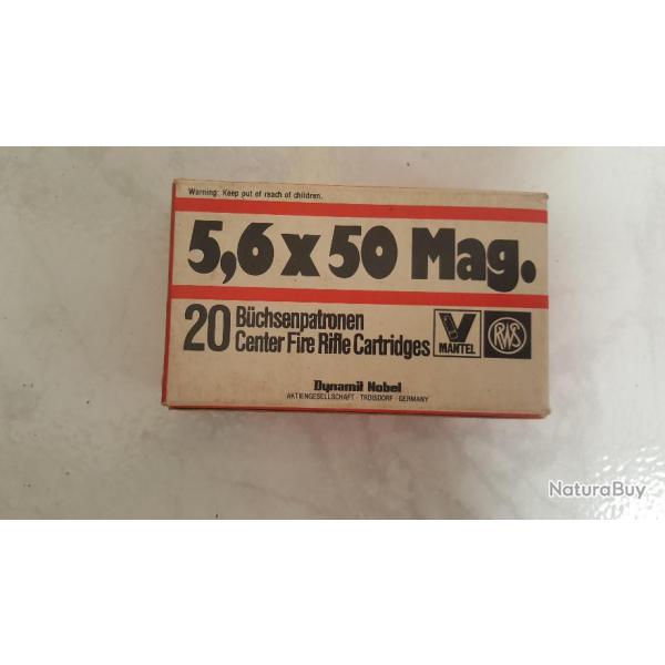 BALLES RWS VM 5.6X50 MAG
