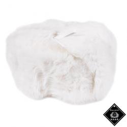 Chapka Cosaque -  fourrure lapin - couleur blanc - taille 54/55 -214166  - fin de série
