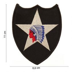 Patch " 2nd infantry division indian head "  -  brodé   - 442306-681