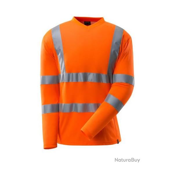 T-shirt haute visibilit  manches longues MASCOT SAFE CLASSIC 18281-995 S Orange