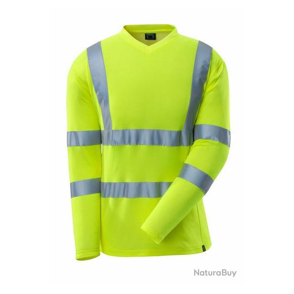 T-shirt haute visibilit  manches longues MASCOT SAFE CLASSIC 18281-995 Jaune XL