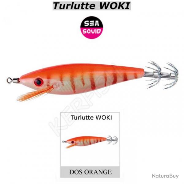 TURLUTTE WOKI phospho SEA SQUID Dos Orange (O)