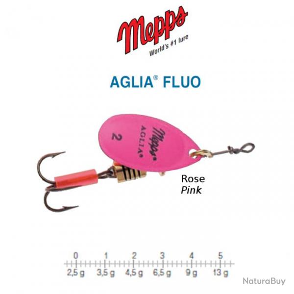 AGLIA FLUO MEPPS 3.5 g Rose