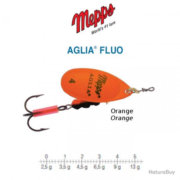 AGLIA FLUO MEPPS 6.5 g Orange