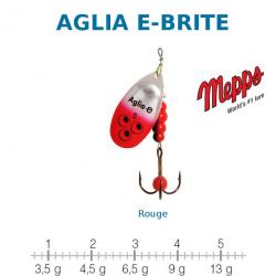 AGLIA E-BRITE MEPPS 1 / 3.5 g Argent Rouge