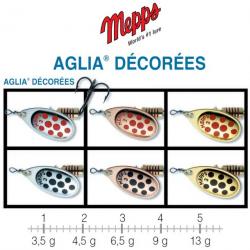 AGLIA® DECOREES MEPPS 1 / 3.5 g Argent/Points Noirs