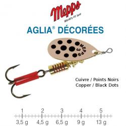AGLIA® DECOREES MEPPS 1 / 3.5 g Cuivre/Points Noirs