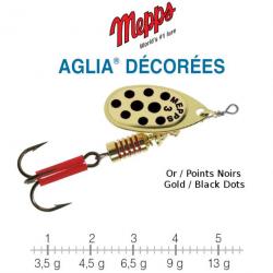 AGLIA® DECOREES MEPPS 1 / 3.5 g Or/Points Noirs