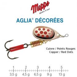 AGLIA® DECOREES MEPPS 2 / 4.5 g Cuivre/Points Rouges