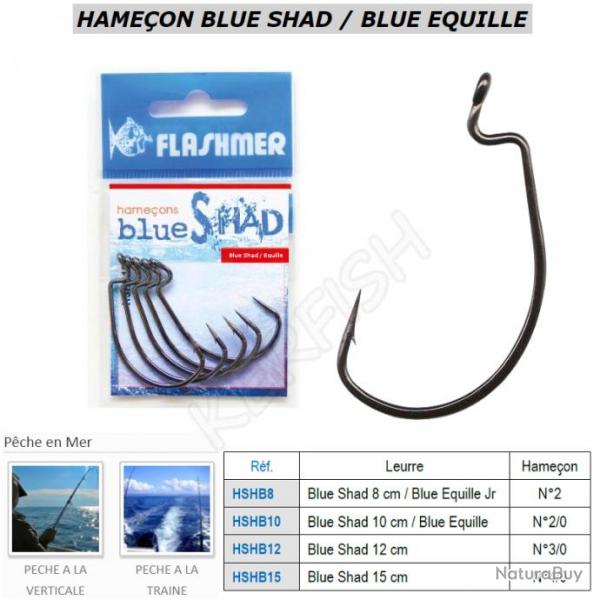 HAMEONS TEXAN BLUE EQUILLE / BLUE SHAD FLASHMER 4/0