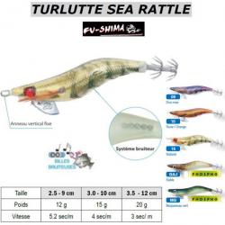 TURLUTTE SEA-RATTLE FU-SHIMA Naturel 2.5 - 9 cm