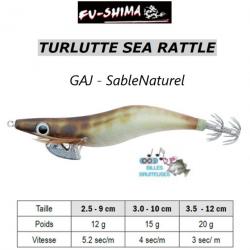 TURLUTTE SEA-RATTLE FU-SHIMA Sable 3.0 - 10 cm