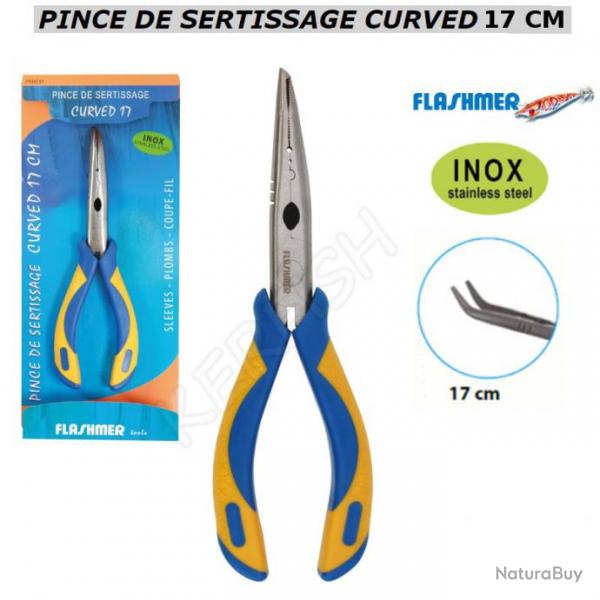 PINCE DE SERTISSAGE 17 CM CURVED FLASHMER