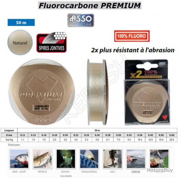 FLUOROCARBONE PREMIUM ASSO 0.38 mm