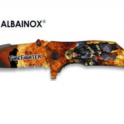 Couteau Pliant fantaisie Fire Fighter 3D  Lame de 8.2 cm