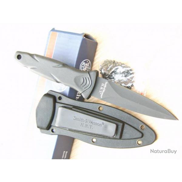 COUTEAU DE BOTTE DAGUE POIGNARD SMITH&WESSON HRT Military Boot Knife SWHRT3BF