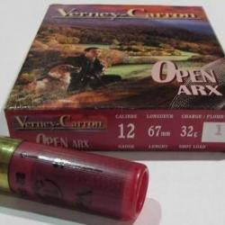 Boite de 10 cartouches Verney Carron, cal 12/70  OPEN ARX , 32 grammes, Numero 10