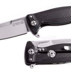 Couteau pliant Lionsteel Aluminium Noir SR22A.BS