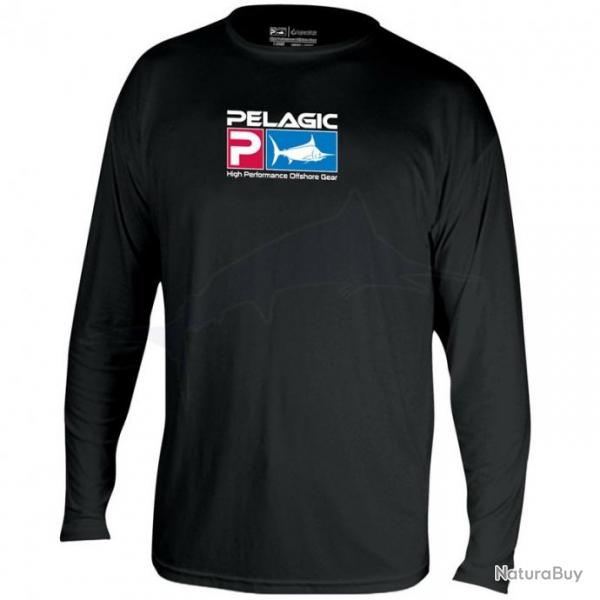 L-Shirt Pelagic Aquatek L Noir