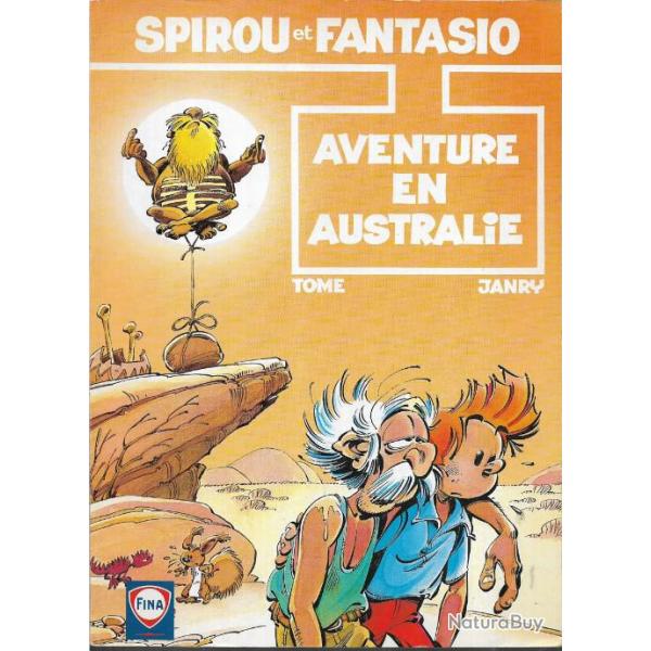 spirou et fantasio aventure en australie , de tome et janry , article fina